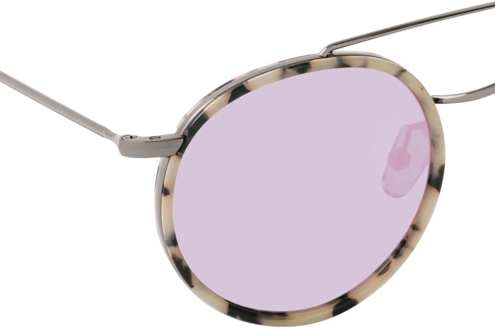 Illesteva Allen C1 White Tortoise / Gunmetal 6 Illesteva Allen C1 White Tortoise / Gunmetal – Image 4