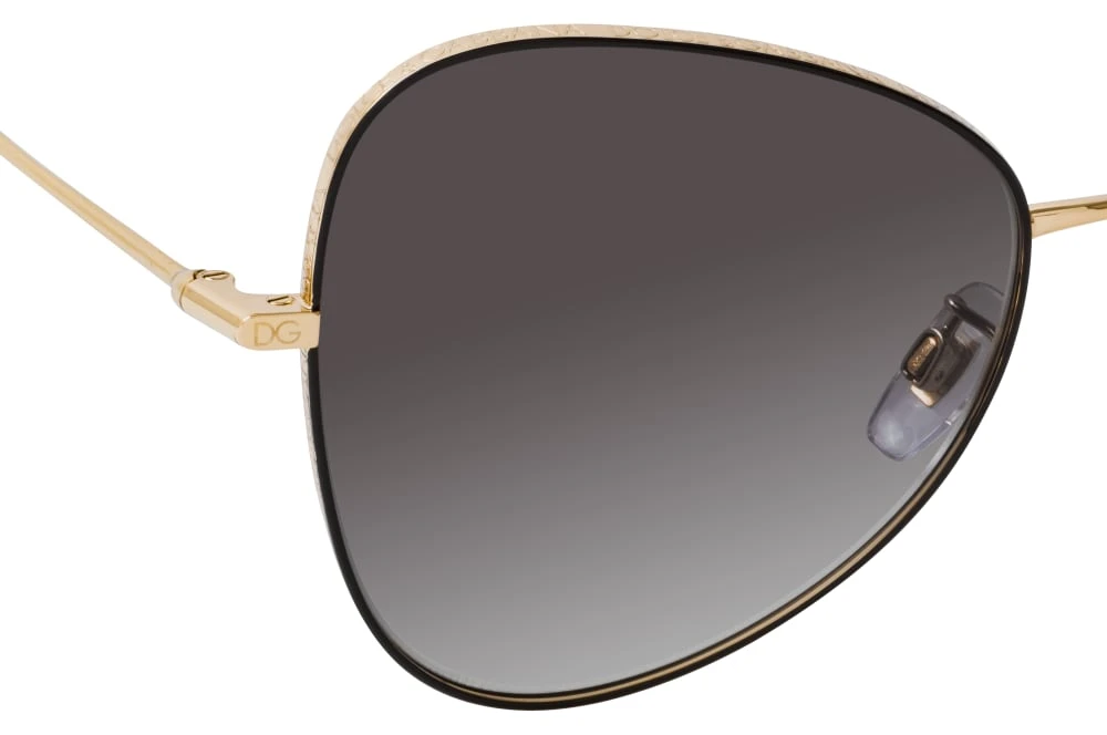 Dolce & Gabbana Dolce&Gabbana DG 2274 13348G GOLD/BLACK 6 Dolce & Gabbana Dolce&Gabbana DG 2274 13348G GOLD/BLACK – Image 4