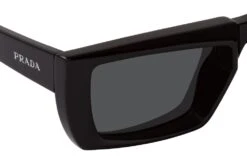 Prada PR 24YS 1AB5S0 BLACK -Oakley Soldes Boutique 6852760 f