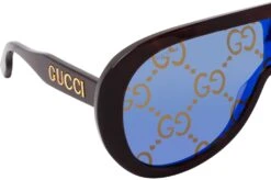 Gucci GG 1370S 002 HAVANA-HAVANA-BLUE -Oakley Soldes Boutique 6855523 f