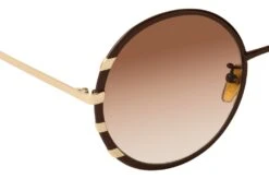 Chloé CH 0144S 001 BROWN-GOLD-BROWN -Oakley Soldes Boutique 6855809 f