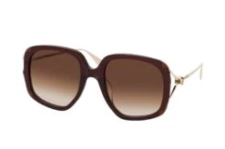Alexander McQueen AM 0374S 002 BROWN-GOLD-BROWN