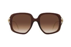 Alexander McQueen AM 0374S 002 BROWN-GOLD-BROWN 8 Alexander McQueen AM 0374S 002 BROWN-GOLD-BROWN -Oakley Soldes Boutique 6855839 d