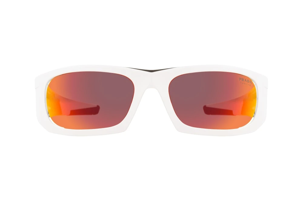 Prada Linea Rossa PS 02YS AAI04U MATTE WHITE/BLACK MIRROR GLASS 5 Prada Linea Rossa PS 02YS AAI04U MATTE WHITE/BLACK MIRROR GLASS â Image 3