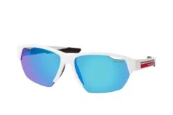 Prada Linea Rossa PS 03YS AAI08R MATTE WHITE MIRROR GLASS