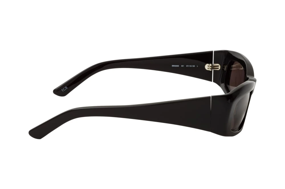 Balenciaga BB 0266S 001 BLACK-BLACK-GREY 4 Balenciaga BB 0266S 001 BLACK-BLACK-GREY – Image 2