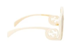 Gucci GG 1326S 002 IVORY-IVORY-BROWN -Oakley Soldes Boutique 6877438 b