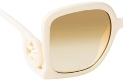 Gucci GG 1326S 002 IVORY-IVORY-BROWN -Oakley Soldes Boutique 6877438 f