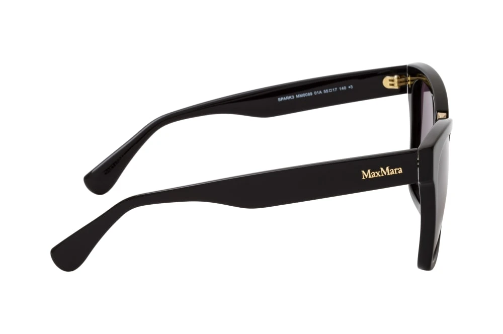 Max Mara MM 0089 01A Shiny Black 4 Max Mara MM 0089 01A Shiny Black – Image 2