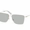 Bottega Veneta BV 1267S 003 SILVER-SILVER-SILVER -Oakley Soldes Boutique 7466737 a